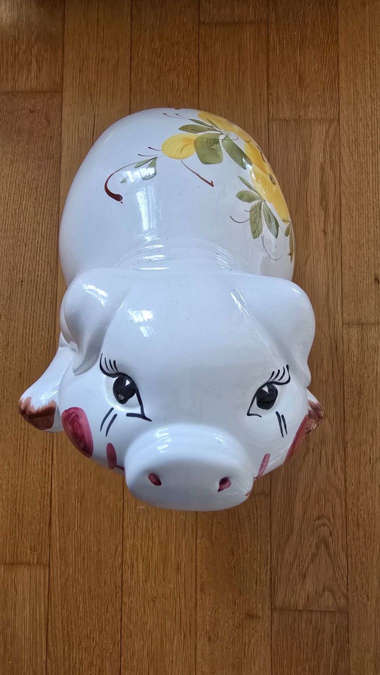 Spardosen: Sparschwein "Frühlingsblume" – Gebraucht aus Rafz von Domimir 1