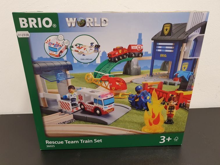 Brio Giocattoli: Neu - Brio - 36025 - Rescue Team Train Set – Nuovo e nell'imballaggio originale da Dagmersellen venduto da Jarsetz_Restposten