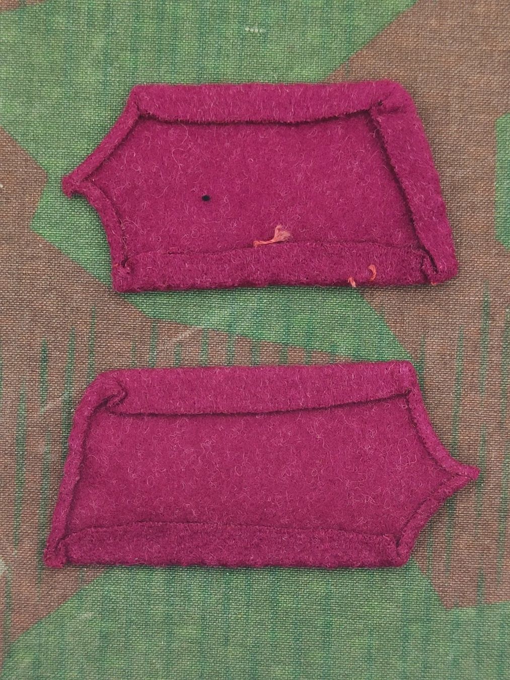Schweizer Armee Placchette & Badge: Kragenpatten Ord. 1914/26 – Usato da Bauma venduto da SwissMilitaria 1