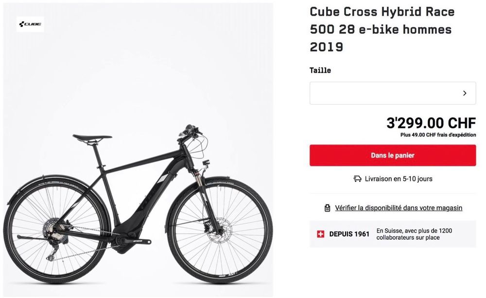 Cube cross store hybrid race 500