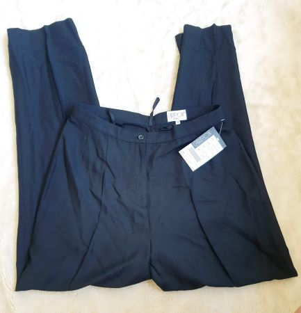 HOSE CARTOON 40 L SCHWARZ NP 170 CHF SCHURWOLLE top zu bluse