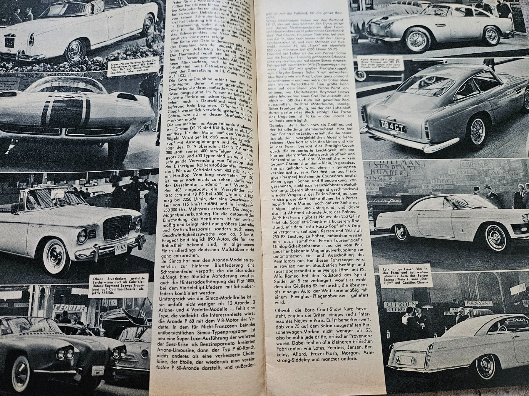Chevrolet Sonstiges Fahrzeugzubehör: AMS 22/59 Opel Kapitän Paris Salon Cadillac Buick Pontiac xx – Gebraucht aus Flawil von sr1_f6st 3