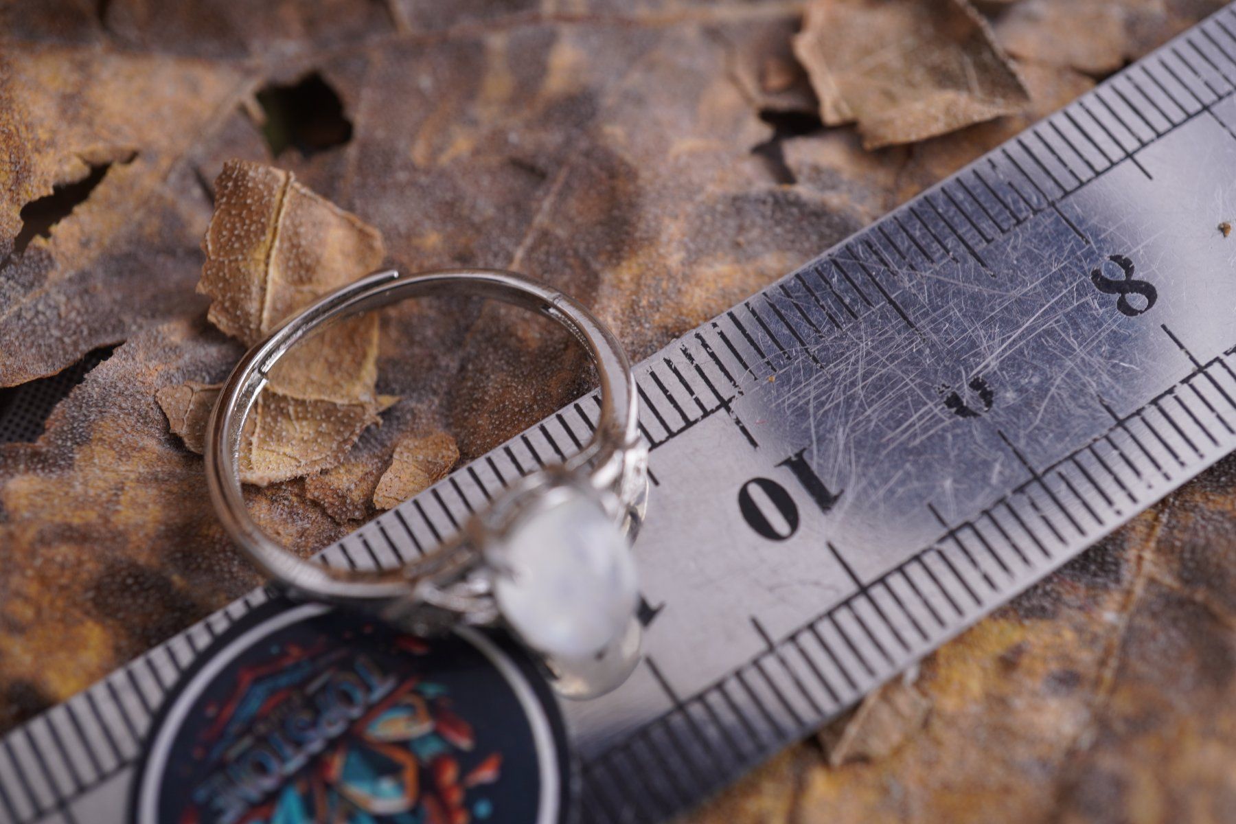 Minerali & Pietre curative: Mondstein    Variable Grösse   Ring   – Räumung  ab 1.- – Nuovo (secondo la descrizione) da Eschenbach SG venduto da topstone 2