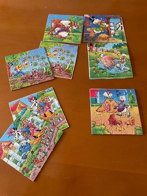 Puzzle: 6 kleine Puzzle ca. 10x10cm – Usato da Bergdietikon venduto da antovale