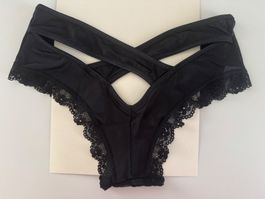 exklusiver Damen Slip in schwarz - Grösse L - NEU