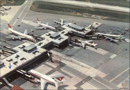 Zürich Kloten // Flughafen 1977 Swissair Flugzeuge