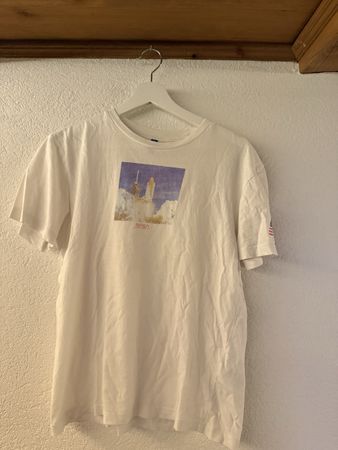 T-Shirt H&M Divided NASA weiss Grösse S guter Zustand