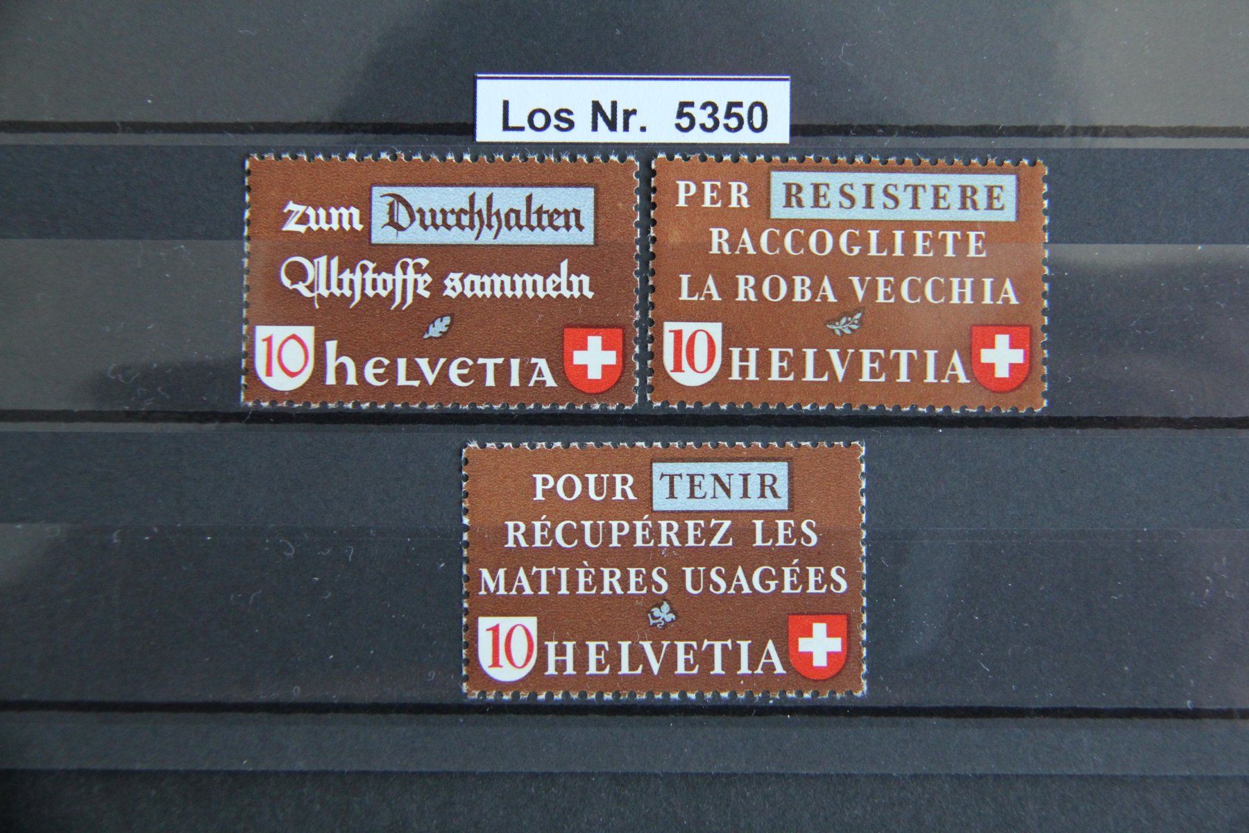 Alle Briefmarken: CH 1942 Serie Postfrisch                            Los 5350 – Neu (gemäss Beschreibung) aus Volken von jukon65
