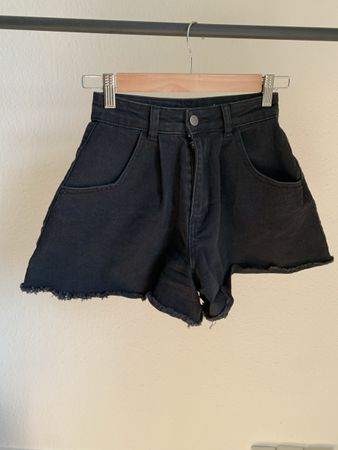 Short en jean noir Tenezis