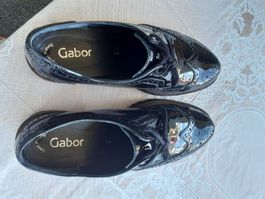 Leder Lackschuhe, neu
