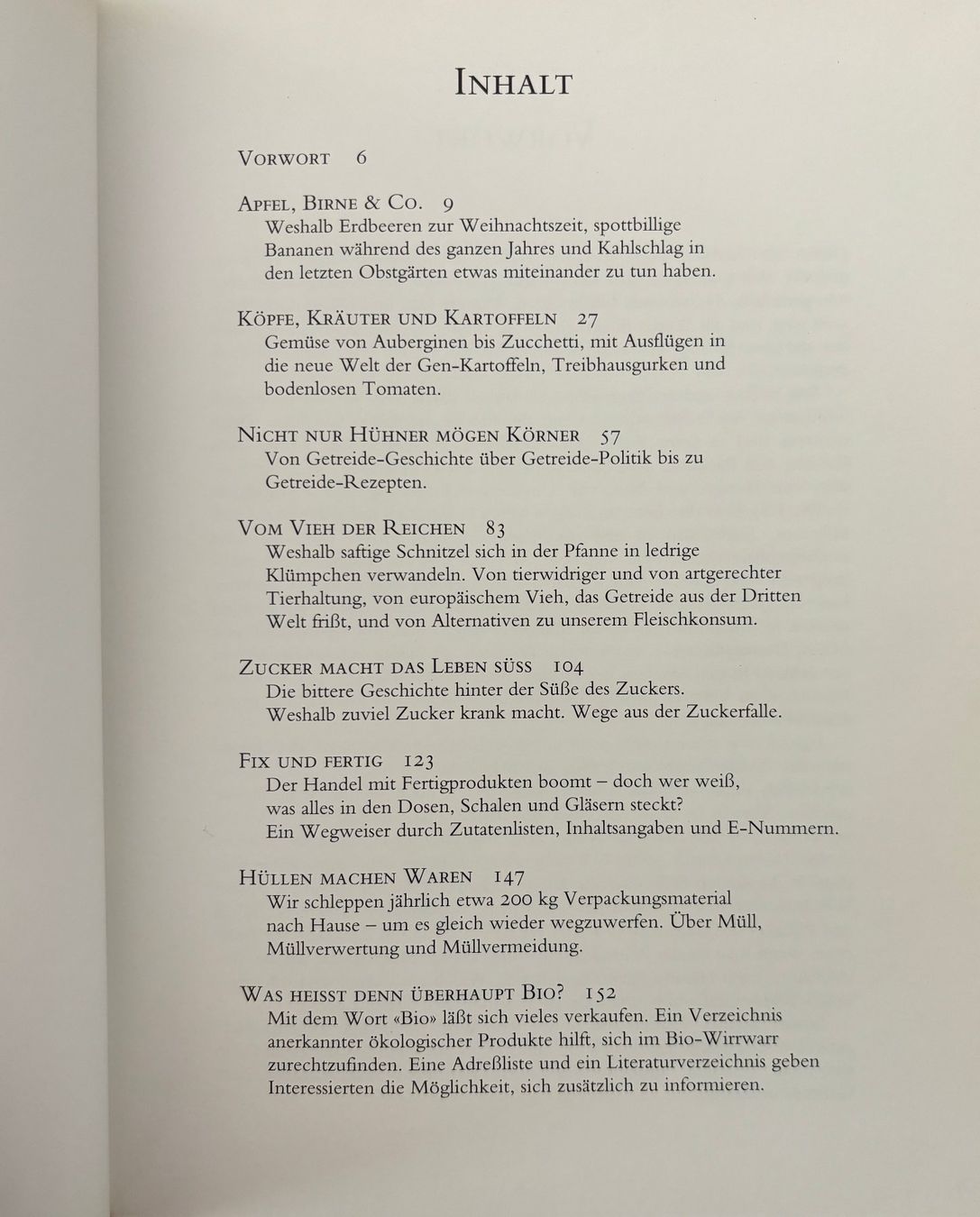 Libri: Das Buch vom klugen Essen – Nuovo (secondo la descrizione) da Sarnen venduto da Livres 4