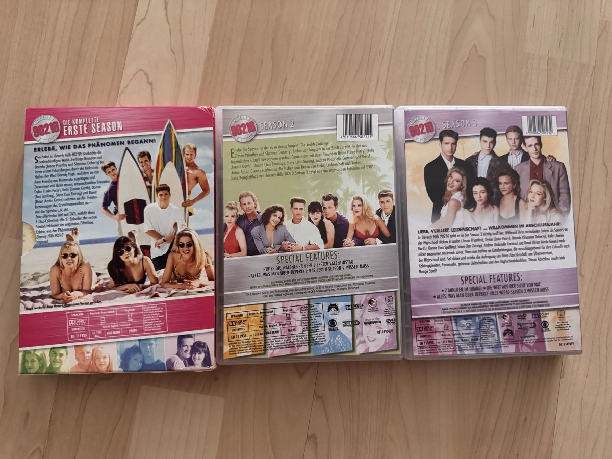 Tutti i DVDs: Beverly Hills 90210 DVD Staffel 1-3 – Usato da Glattpark(Opfikon) venduto da LivS 1