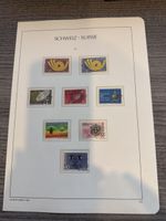 Schweizer Briefmarken Sammlung, komplett, Jahrgang 1973