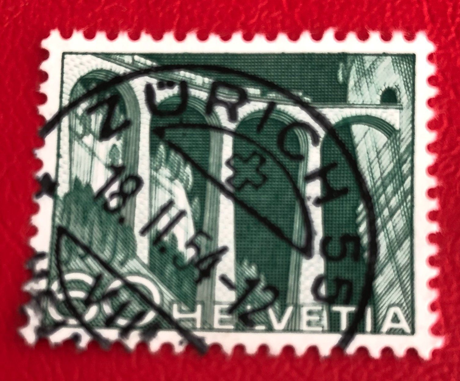 Alle Briefmarken: Nr.307 mit Vollstempel  Zürich – Gebraucht aus Aarau von Billa007