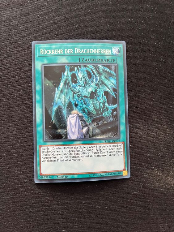 Yu-Gi-Oh! Rückkehr Der Drachenherren Ultra Rare - 1. Auflage Deutsch Mit Fieldcenter