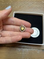 Wunderschöner Herzanhänger Silber 925 mit Labradorit