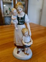 Porzellanfigur Mutter mit Kindern Fasold & Stauch