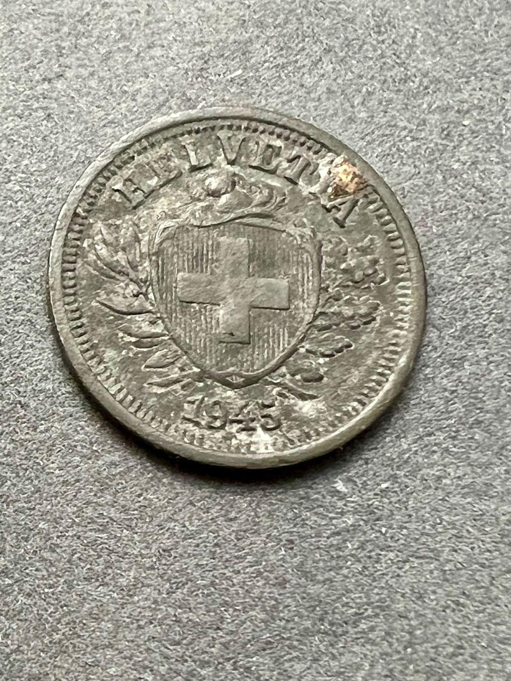 Tutti le monete: 1 Rappen 1945 Schweiz – Usato da Vaduz venduto da Vella007