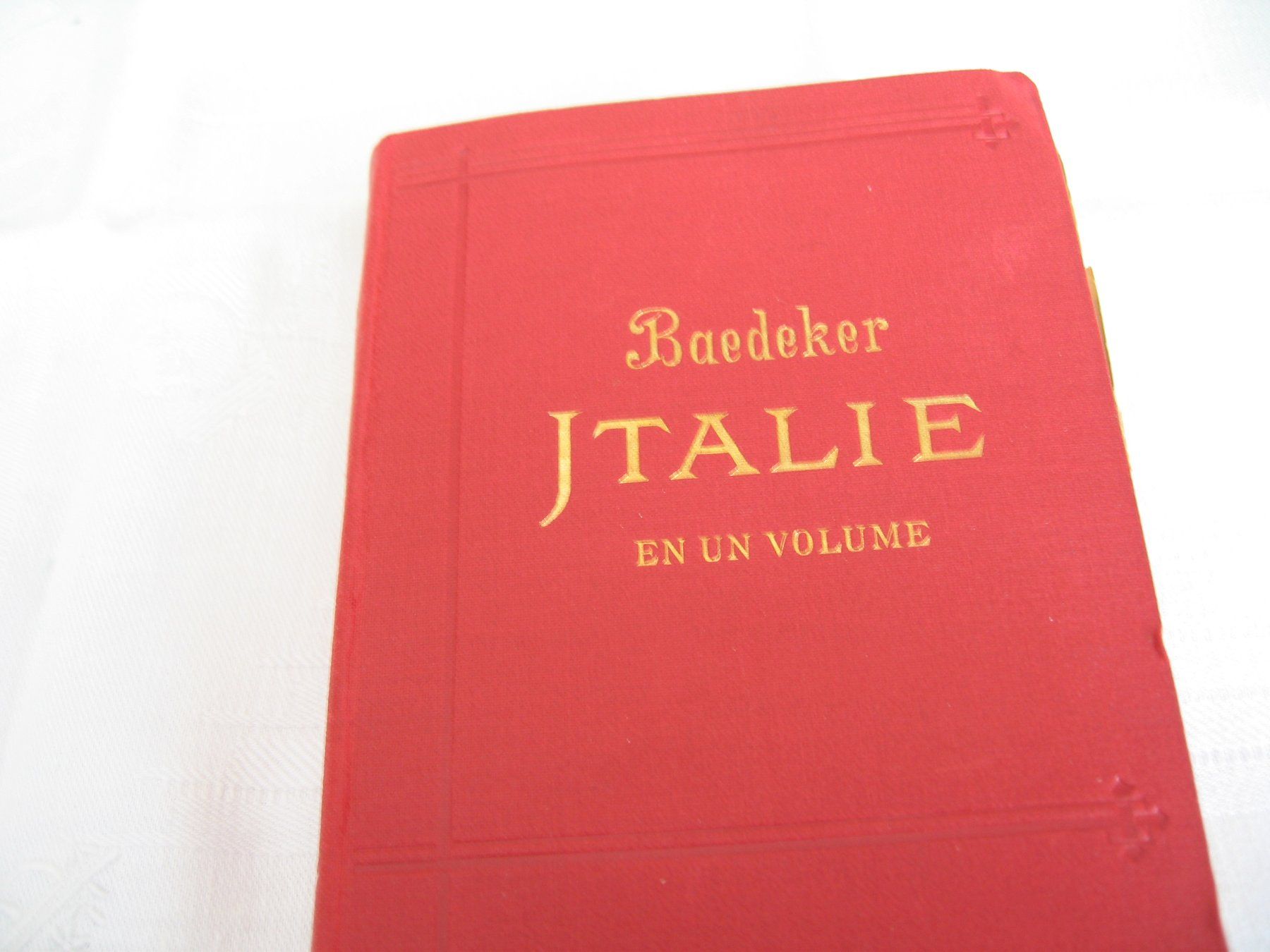 Libri: BAEDEKER""   ITALIE en un volume – Usato da Meilen venduto da steffanini 2