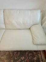 Echt Leder sofa Weiss 3+2 Personen