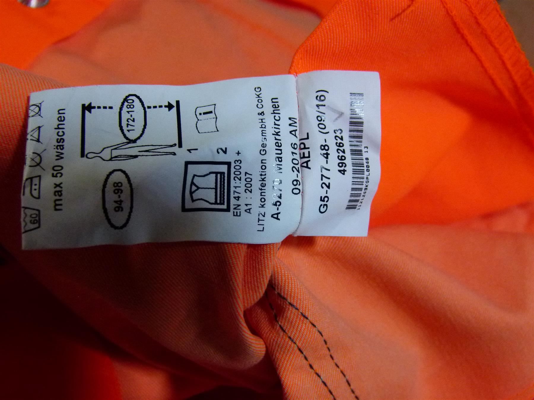 Giacche: Litz Arbeitsjacke, Gr. 48 – Nuovo e nell'imballaggio originale da Uerkheim venduto da Justi.y 5