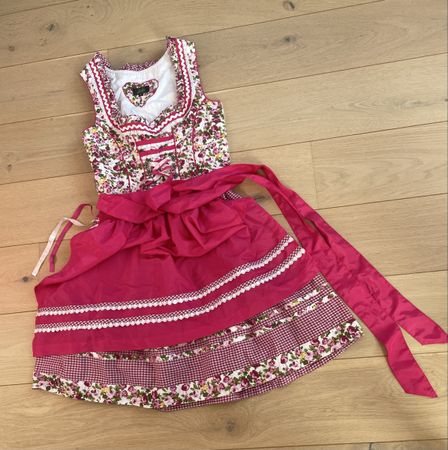 TOP Hochwertiges Wiesenkönig Dirndl Set Grösse 36