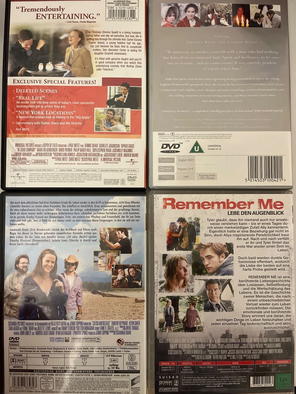 Alle DVDs: 4 verschiedene DVD‘s – Gebraucht aus Chur von lucilla.galgani 1