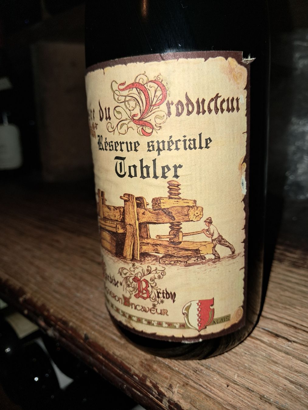 Wein: Candide Réserve Spéciale Tobler 1987 – Neu und originalverpackt aus Le locle von juliensaran 3