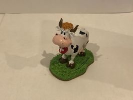 Tire-lire statuette vache souvenir Suisse