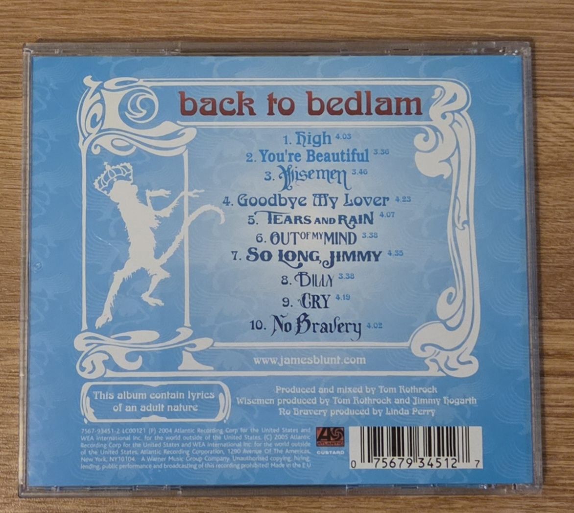 CD: James Blunt Back To Bedlam Album – Usato da Winterthur venduto da raymen74 1