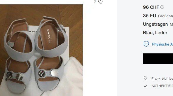 Scarpe da donna: Carven Sandalen / sandales 37 – Usato da Collonges venduto da arashee 9
