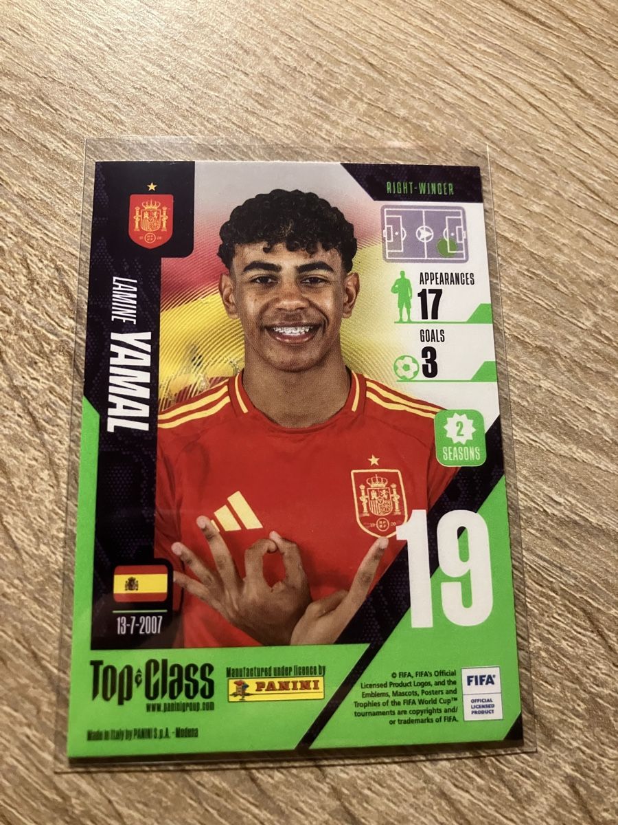 Panini Carte collezionabili: Panini Top Class 2025 Lamine Yamal - Spanien – Nuovo (secondo la descrizione) da Chur venduto da tozzi-stickerworld 1