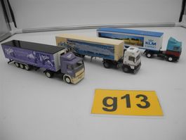 3 LKW KLM, Milka u. Vichy, Nr. g13