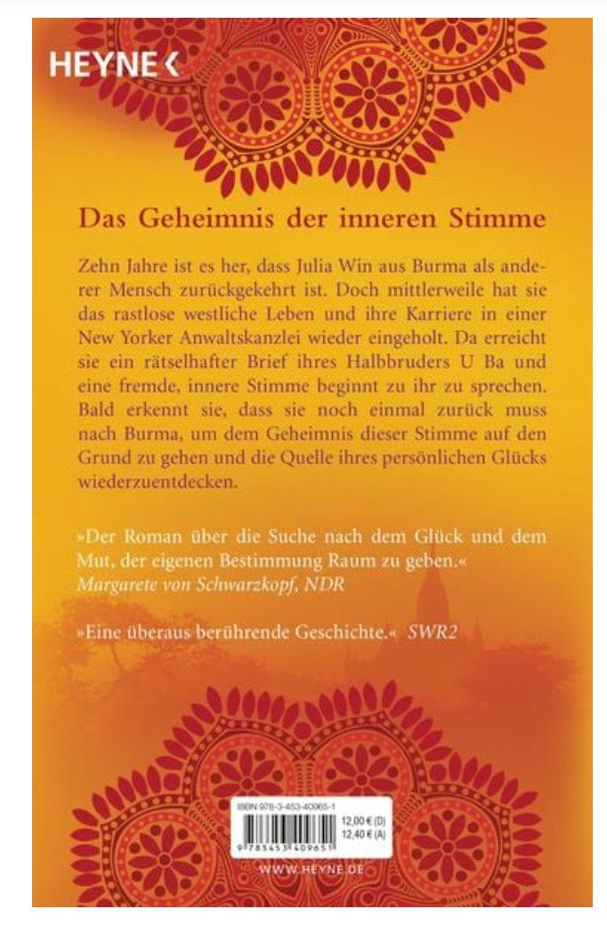 Livres: Jan-Philipp Sendker  -  Herzenstimmen – D'occasion à Frauenfeld par Metharia369 1