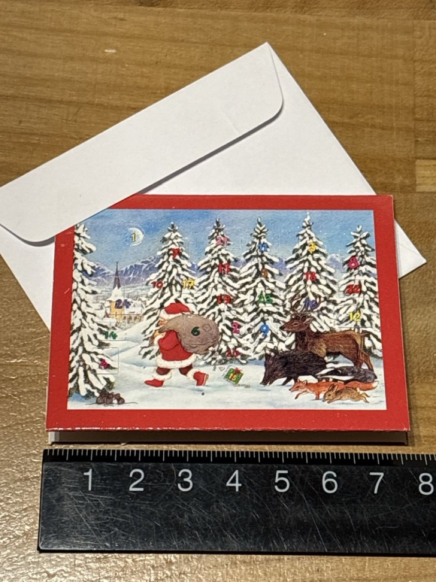 Calendari: Mini Adventskalender Karte – Nuovo e nell'imballaggio originale da Rümlang venduto da BoutiqueBoutique16