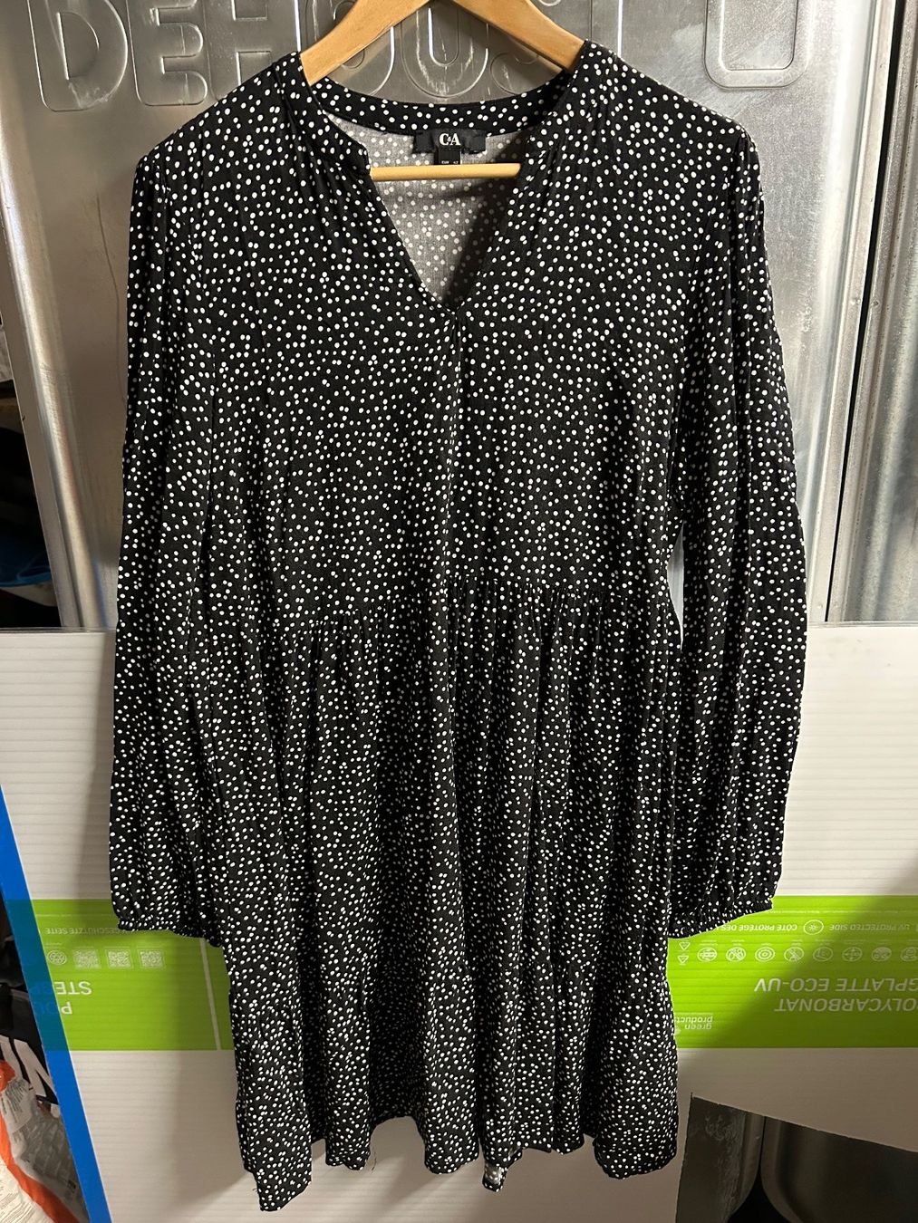 C&A Vestiti: tolles Damenkleid langarm Gr. 42 – Usato da Obergösgen venduto da Andre118