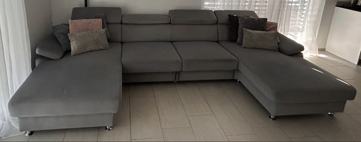Divani: Wohnlandschaft/Sofa grau gebraucht guter Zustand – Usato da Eiken venduto da cha_jx9k 2