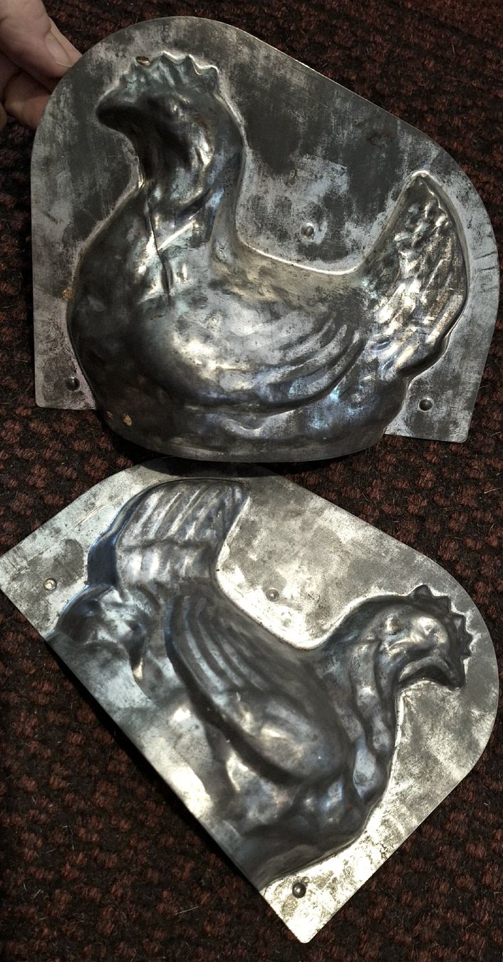 Teglie da forno: Antike  Backform Huhn / Metall ! – Usato da Emmenbrücke venduto da abu_9mj8 2