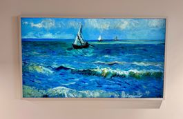 Samsung 50" The Frame 8.0 4K TV (2025) mit Rahmen in Weiss
