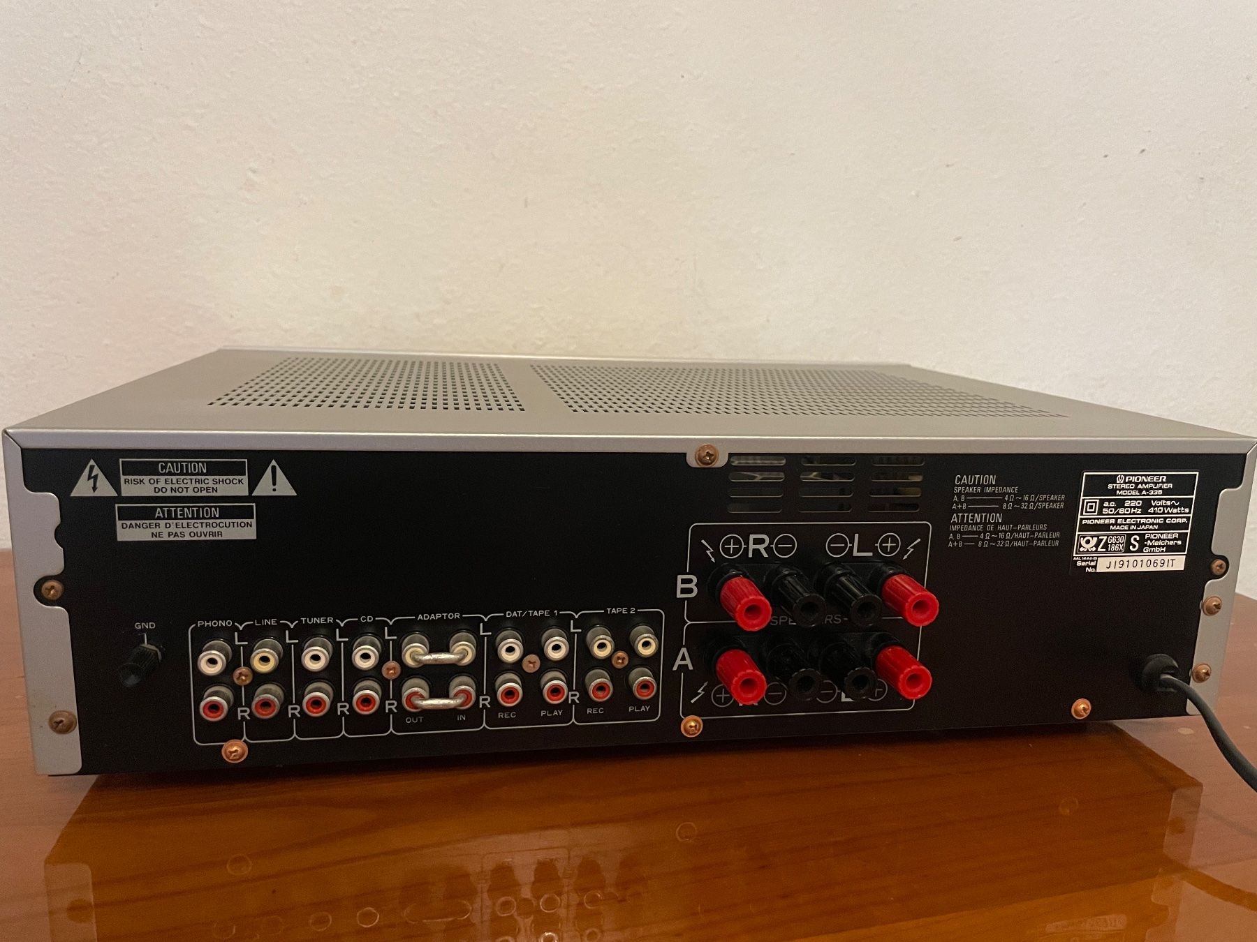 Pioneer Verstärker: Pioneer A - 335 Vollverstärker – Gebraucht aus Zürich von semi16 5