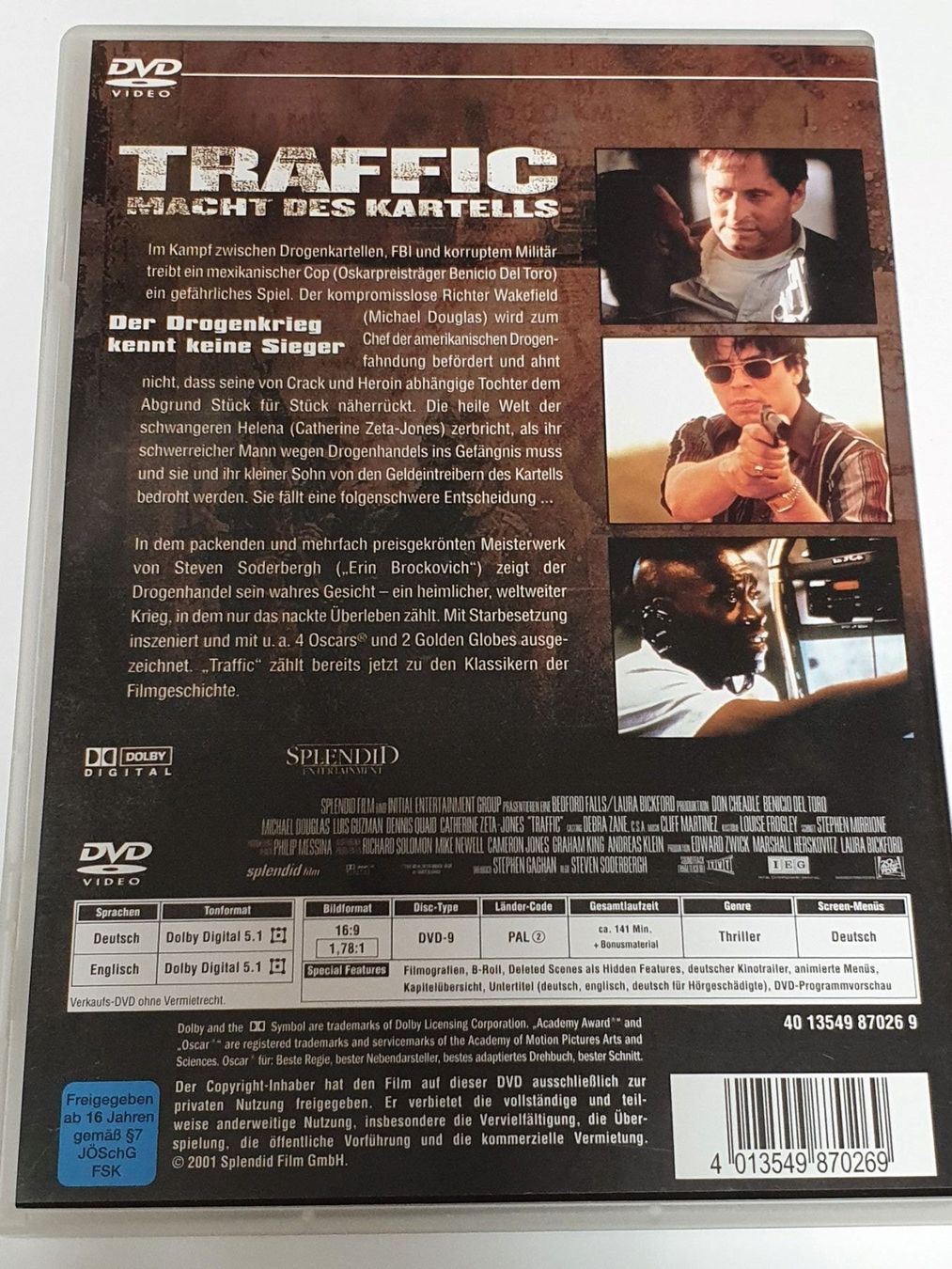 Tutti i DVDs: Traffic - Macht des Kartells DVD – Usato da Oberdorf BL venduto da BaldenEagle 3