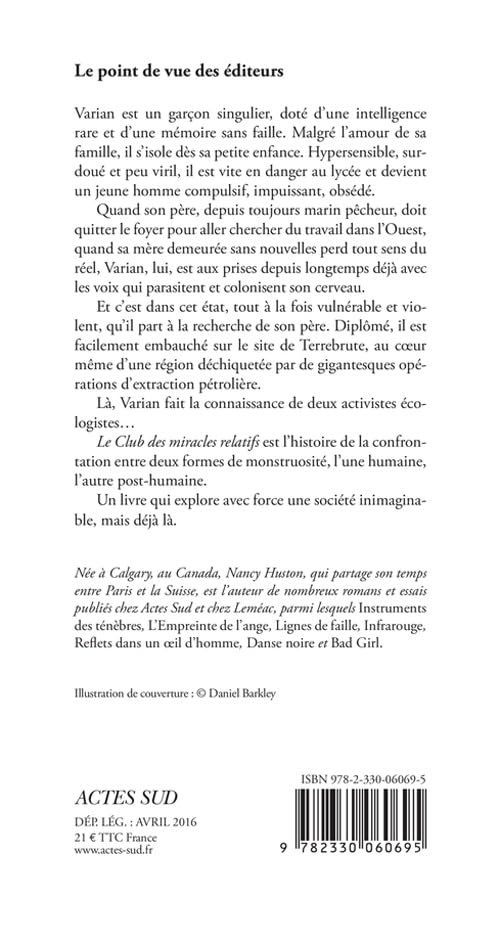 Libri: Le club des miracles relatifs – Usato da Neuchâtel venduto da Dualseele 1