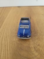 Spielzeugauto Fiat 500 blau mit Dach