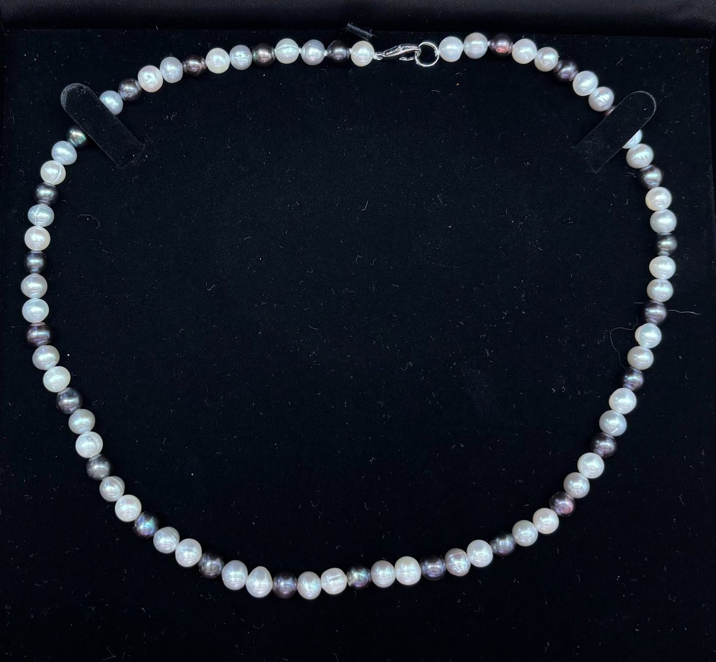 Perle (finte): Süsswasser Perlenkette Ø 4,5 - 5 mm – Nuovo e nell'imballaggio originale da Rheinfelden venduto da sabine0101