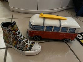 Lot 2 puzzles bus Volkswagen basket très bon état
