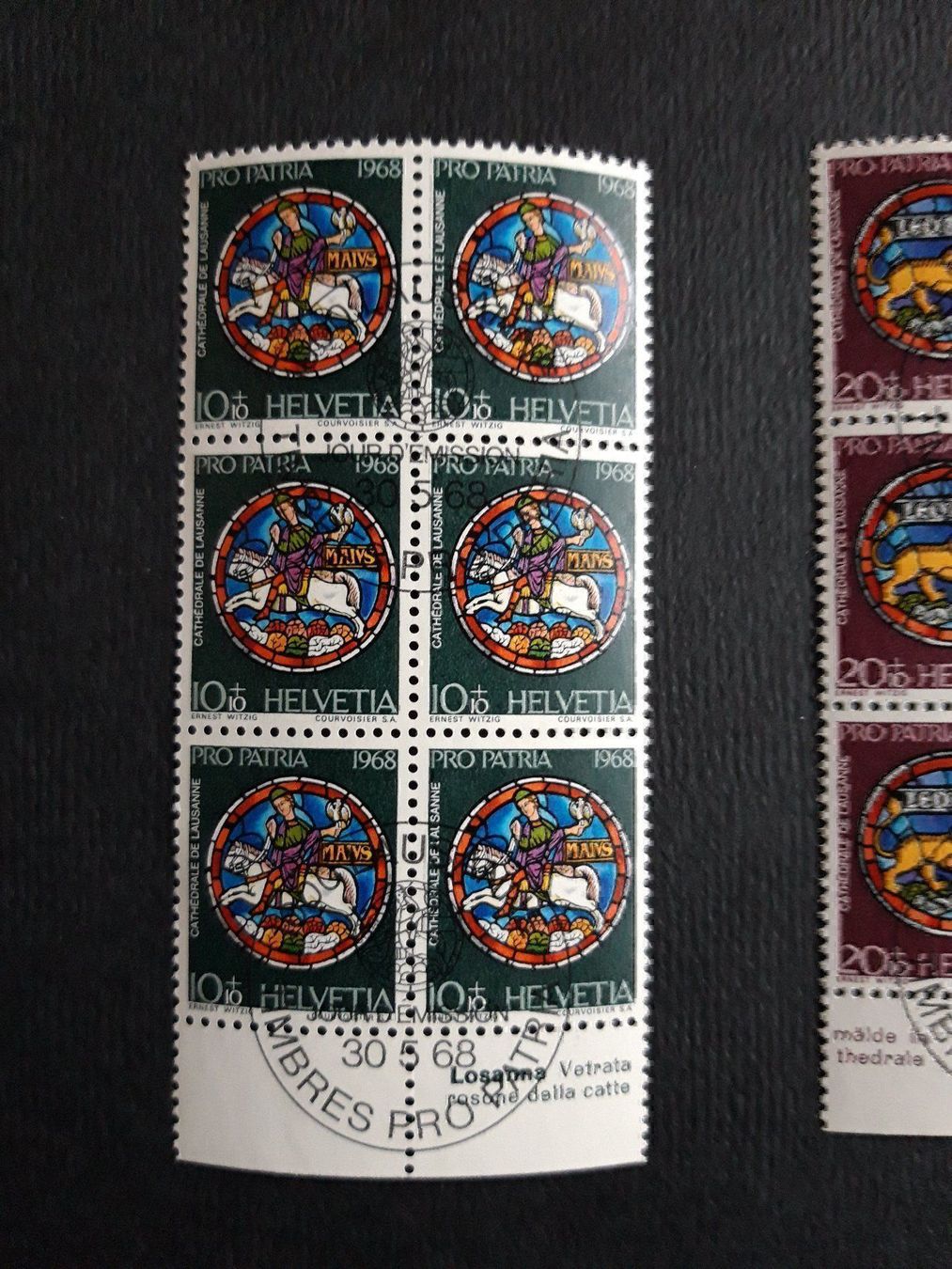 Alle Briefmarken: Pro Patria 1968 – Gebraucht aus Wattenwil von paku48 2