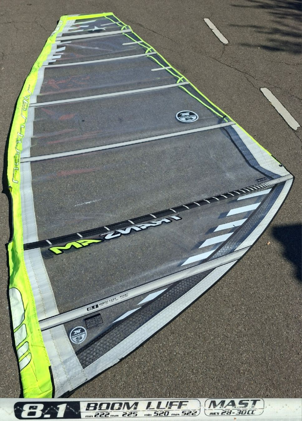 Tavole da surf e di nuoto: Lorch Windsurfboard 146 mit 8.1m2 – Usato da Fällanden venduto da Nmustang 4