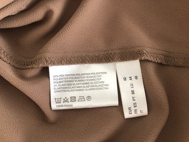C&A Camicette: Bluse, ärmellos, taupe, Jessica, 42 – Usato da Hünenberg See venduto da dustein 3