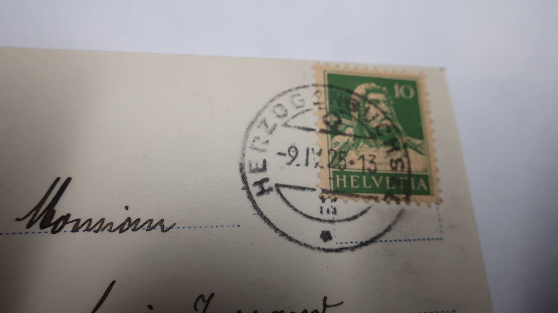 Cartoline postali: Herzogenbuchsee Kirche 1925 – Usato da Cormoret venduto da Pascalll2001 5