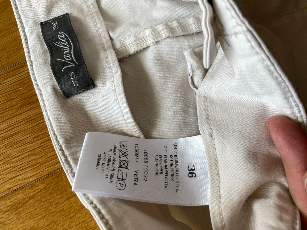Pantaloni: Sommerhose, Slim, Stretch, Beige, Grösse 36 – Usato da Muensingen venduto da drleevsy 3
